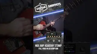 NUX amp Academy Stomp. Top Tier amp modeler/ profile player. #guitar #guitarpedal