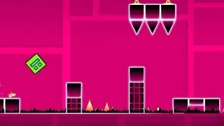 Back in cube game (geometry dash)