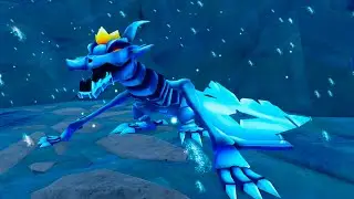 CONSEGUI DESBLOQUEAR A TRANSFORMAÇÃO DO DRAGÃO DE GELO DA CAVERNA! (ROBLOX - MORPH WORLD)