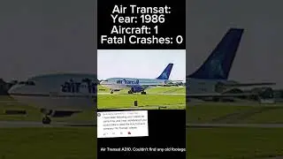 Air Transat now vs then #aviation #airtransat #aviationlovers