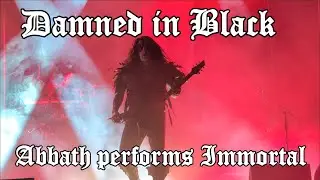 Damned in black, Abbath performs Immotral live @ Italy 05.08.2024