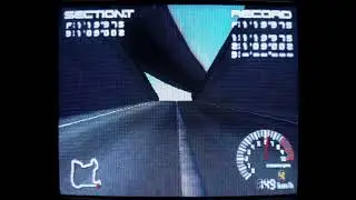 RIDGE RACER TYPE 4 on crt(aspect ratio corrected)