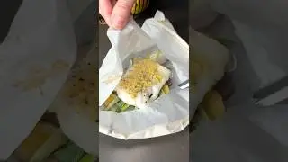 Steamed Fish en Papillote, Cantonese Style (Fish Cooked in Parchment Paper)