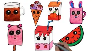 Cute Easy Drawing Video Collection| Cute Treats of Easy kawaii drawings @Drawings-i7k