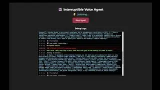 Real Time Interruptible Voice AI Agent Llama 3 + Flask + Web Speech API