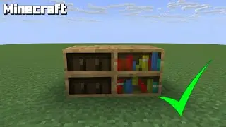 КНИЖНАЯ ПОЛКА! Minecraft - Как сделать!