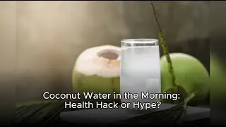 Coconut Water in the Morning: Health Hack or Hype?