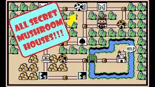 Super Mario Bros. 3 Secret Mushroom Houses Walkthrough