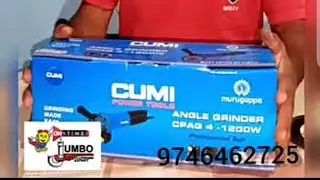 cumi angle grinder Unboxing  and testing