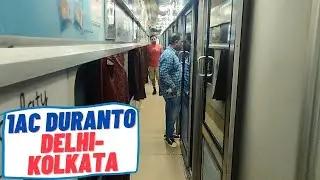Delhi to Kolkata by Bikaner Duronto | 1st AC Experience, Food & Train Review