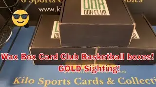 Wax Box Card Club Basketball subscription boxes! GOLD sighting!