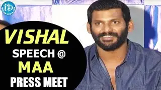 Vishal Speech At Movie Artist Association (MAA) Press Meet || Rajendra Prasad || Chennai Floods