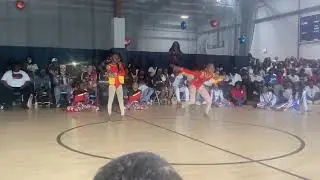 Tag team duo battle