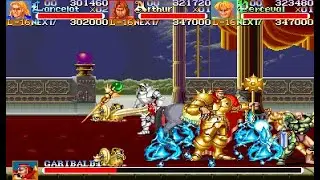 [TAS] Knights of the Round (Arcade, 3 Players, Hardest Difficulty): 379 kills [TAS]
