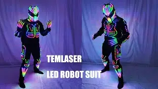 Future LED Robot Dance Suit Festival Celebrate Prom Party Music Show Costume
