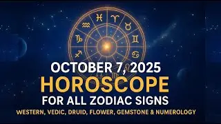 October 7, 2025 Horoscope for All Zodiac Signs | Western, Vedic, Druid, Flower & Gemstone Astrology