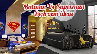 Batman Vs Superman Bedroom ideas.