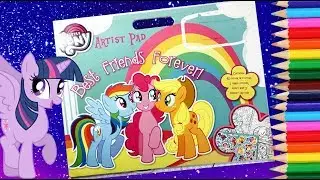 MLP activity book Artist Pad - My little pony coloring for kids