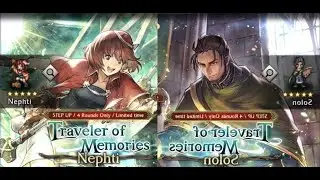 Pulling Nepthi for her A4 + Solon pull - Octopath COTC: Global Summons