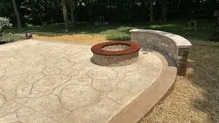 Watch us work! Appalachian flagstone stamp 