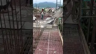 3rd floor slab casting  5000sq feet #construction #groundbeam #homebuilding #home #beam #homeconstr