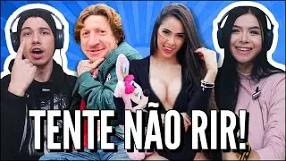 JOVENS REAGEM A DESAFIO TENTE NÃO RIR #41 - SE RIR LEVA CHOQUE