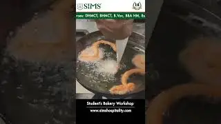 SIMS Students in Action | Bakery Practical Session at Campus #shorts #hotelmanagement #sims #shorts