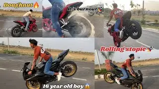 16 year boy challenging Stopie 😱 || koi hai 😂 || rs 200 burnout