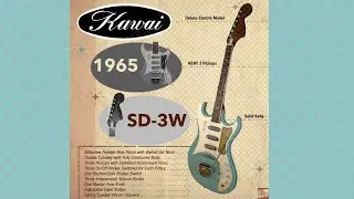 SLT Vintage 1965 Kawai SD-3W - Vintage Guitar Demo