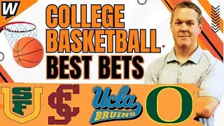 BEST Wednesday College Basketball Picks! | San Francisco vs Santa Clara & UCLA vs Oregon