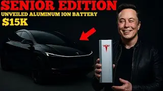 Представлена ​​новая Tesla Model 2 Senior Edition 2026 года с алюминиево-ионным аккумулятором, за...