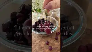 The Best Summer Cherry Crumble with Oat Topping 🍒  Easy Summer Dessert Recipe