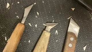 Les outils utilis&eacute;s pour le chip carving