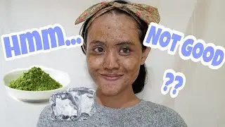 5 DAYS MATCHA GREEN TEA ICE CUBES REVIEW ON ACNE PRONE SKIN - English