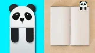 PAPER PANDA BOOKMARK TUTORIAL
