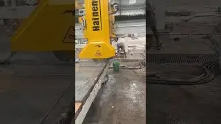 Infrared Stone Bridge Cutting Machine #BridgeCuttingMachine #MarbleBridgeCuttingMachine