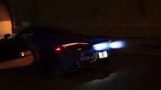 Mclaren 720s Supercar Shooting Flames using an anti lag launch tune!