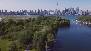 Toronto Aerial View | Insane opening shot Toronto Islands