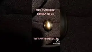 Large Indian black star sunstone cabochon 11.05 CTS www.puritygems.etsy.com