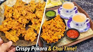 Street Style Pakora Recipe at Home | Crispy & Crunchy Pakode
