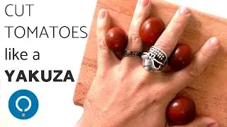 Cut cherry tomatoes like a BOSS - Cooking hacks