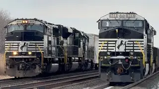 Railfanning at Pine Junction Gary, IN 1/4/26