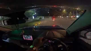 Night Drive ASMR 🌙🚗 | Leaving Office & Heading Home | Tata Punch 2023 (No Talking)
