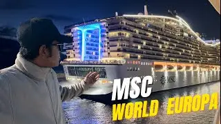 Marseille Ship Port France vlog || MSC World Europa Cruise ship
