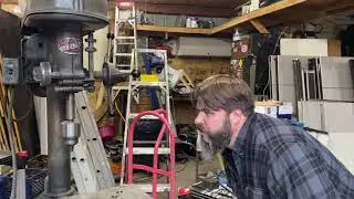 Machine Shop, Jet lathe, industrial Delta drill press Part 1