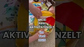 Test: Pippi Spielzelt von Micki | Kinderleicht aufbauen & sofort losspielen! #shorts #youtubeshort