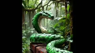 Giant Snakes Over an Abandoned Train in the Deep Jungle | Nature Reclaims Humanity
