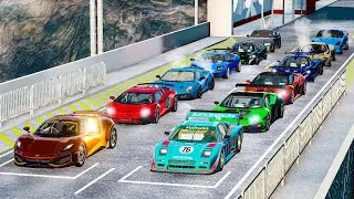 Big Ramp Jumps with Expensive Cars #18 | BeamNG Drive | BeamNG BlitZ