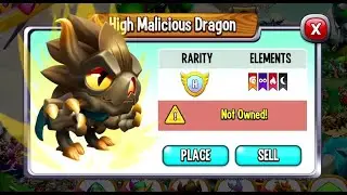 NEW! 🥵 HATCHERY HEROIC 💥HIGH MALICIOUS💥 IN DRAGON CITY 😱😱| #dragoncity  #shorts  #viral #highlights