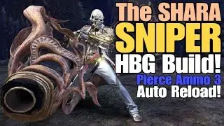 MHW: Iceborne - The Shara Sniper HBG Build! (Pierce Ammo 3)